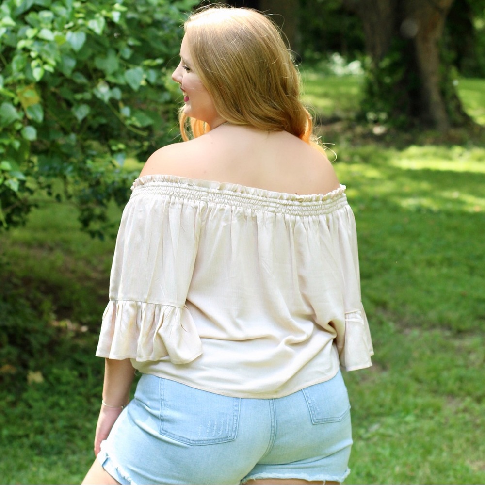 Off the Shoulder Boxy Top